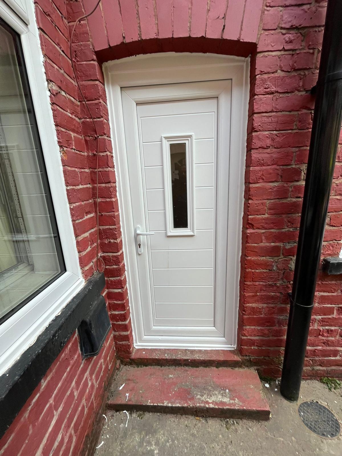 External Rear Doors Pvc UPVC Rear Door
